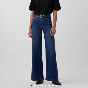 GAP High Rise Stride Wide-Leg Jeans